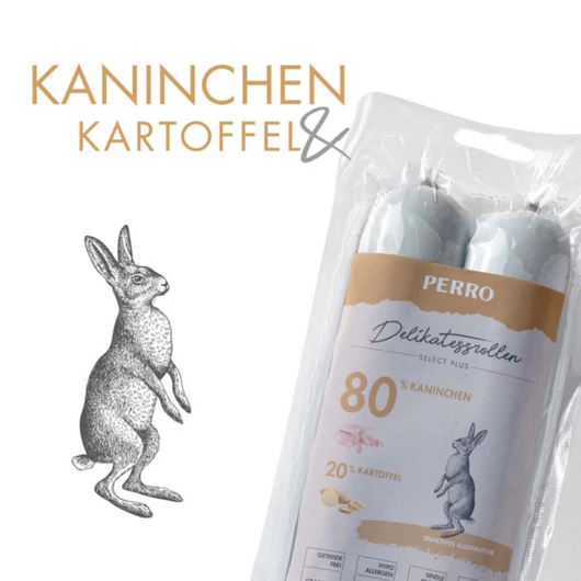 PERRO Select Plus Prémium Kutyapárizsi - Nyúl & Krumpli - 2x400g