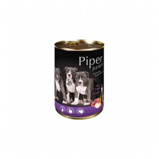 PIPER Junior kutyakonzerv borjúhús és alma