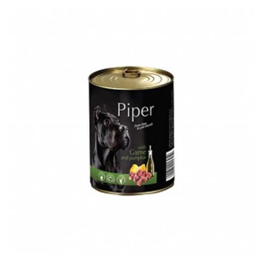 Piper Kutyakonzerv Felnőtt Kutyáknak Vadhússal és Sütőtökkel 