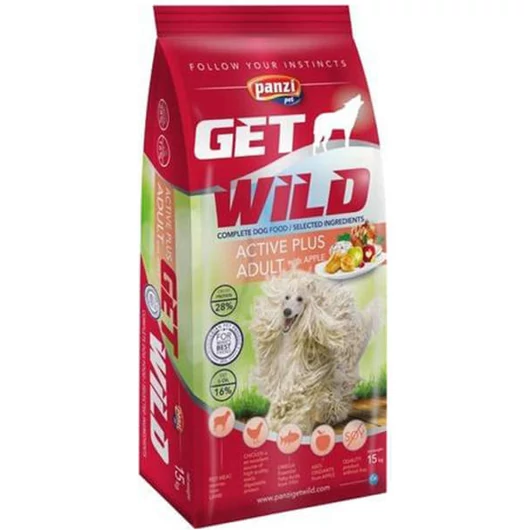 Panzi GetWild Dog Adult Active Plus Lamb & Apple 15 kg