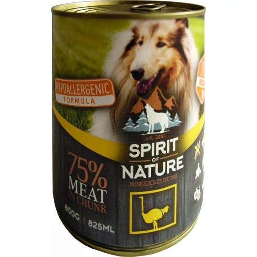 Spirit of Nature Dog konzerv Strucchússal 12x800g