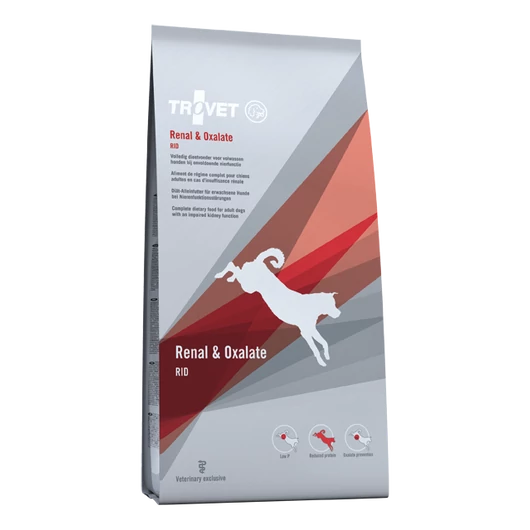 Trovet Renal&Oxalate Diet/RID száraztáp felnőtt kutyáknak 12,5kg