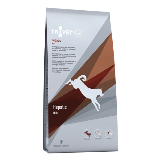 Trovet Hepatic /HLD Májkímélő diétás száraztáp kutyáknak 3 kg
