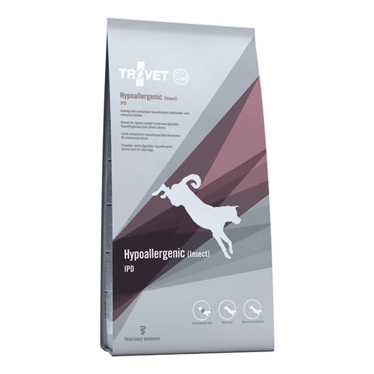 Trovet Hypoallergenic Insect&Potato DIET/IPD száraztáp kutyáknak 3 kg