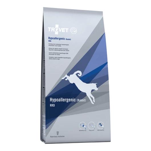 Trovet Hypoallergenic Rabbit&Rice Diet/RRD száraztáp kutyáknak 3 kg