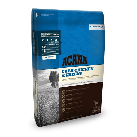 ACANA Cobb Chicken & Greens 11,4 kg kutyatáp