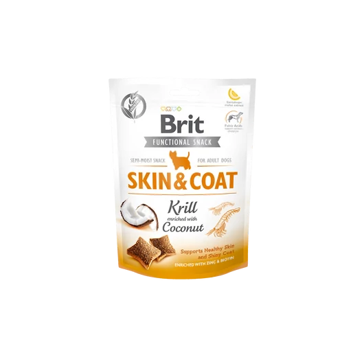 Brit Care Dog Functional Snack Skin&Coat Krill 