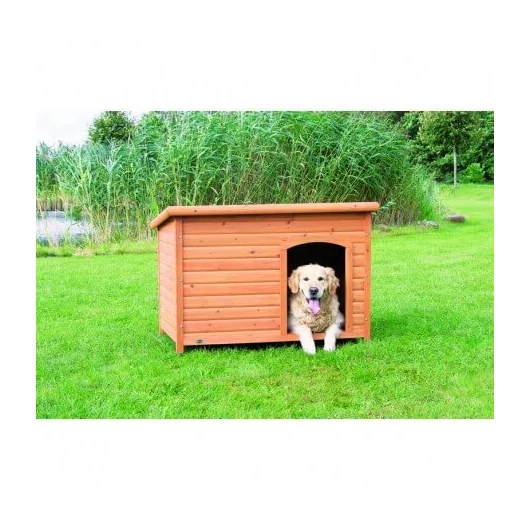 TRIXIE Kutyaház Lapostetős S-M 85x58x60 cm Barna