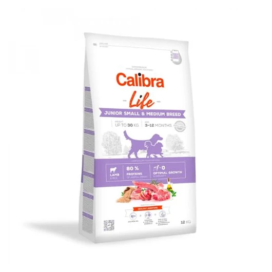 calibra-dog-life-junior-small-medium-lamb-12kg