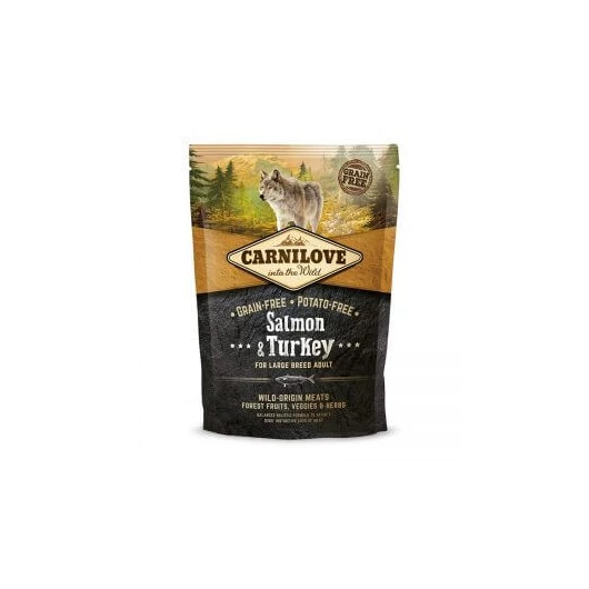CarniLove Adult Large Lazac&Pulyka 1,5kg kutyatáp