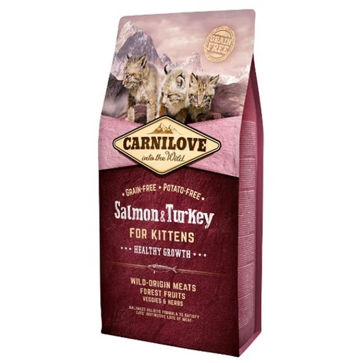 Carnilove Cat Kitten Salmon&Turkey - Healthy Growth 400g