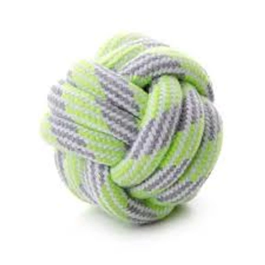 JK kötél labda zöld 9cm