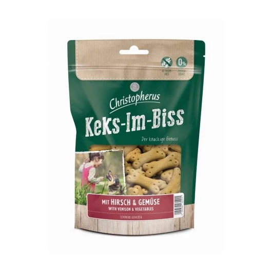 Christopherus Szarvas és Zöldség Keks-Im-BissJutalomfalatok 175g