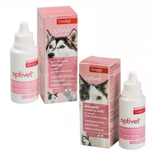 Candioli OPTIVET Szemkörnyék tisztítóoldat 50ml