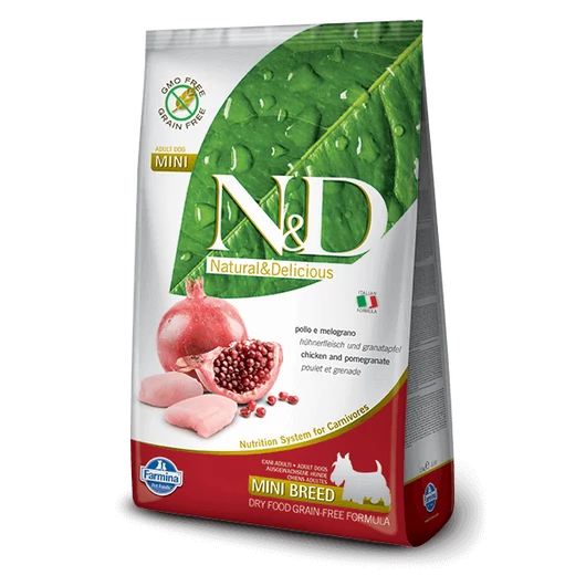 N&D Dog Prime csirke&gránátalma adult mini 7kg kutyatáp