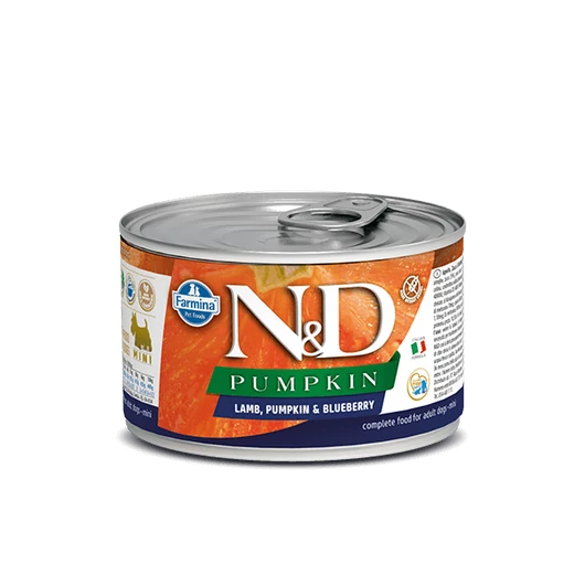 N&D Dog konzerv bárány&áfonya sütőtökkel Puppy 285g