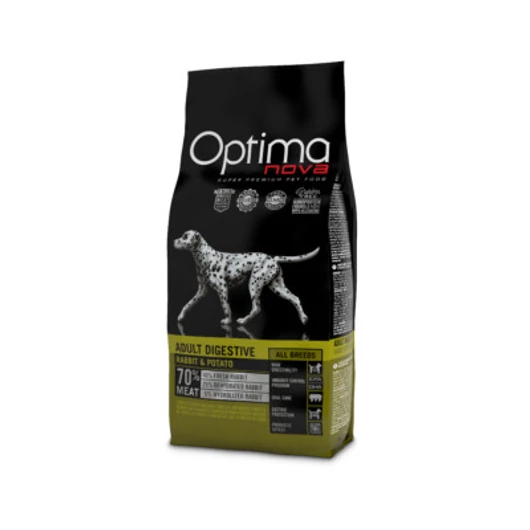 Optimanova Adult Digestive Rabbit & Potato 12 kg