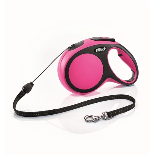 Flexi új Comfort Rózsaszín M zsinór 8m,20kg-ig