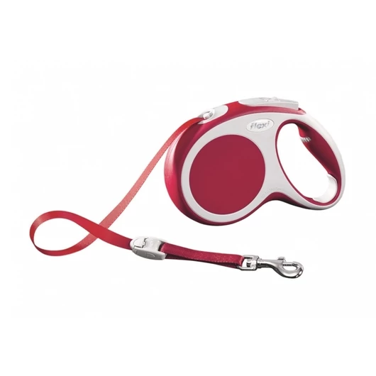 Flexi Vario M 8m Zsinóros Piros 20kg-Ig