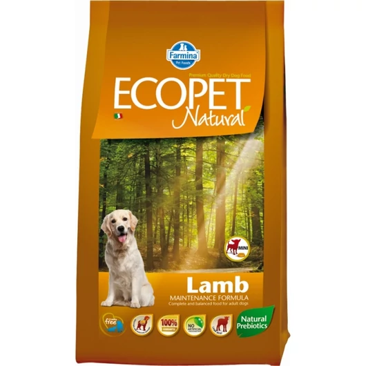 Ecopet Natural Lamb Mini 2x14kg kutyatáp