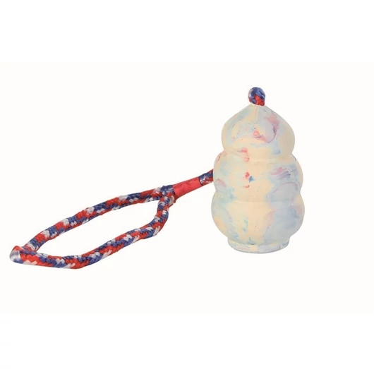 Trixie Játék Tömör Gumi Harang Kötéllel 8cm/30cm