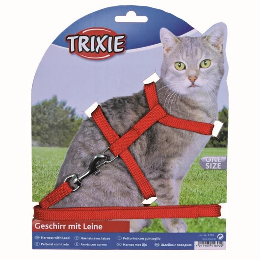 Trixie Hám És Póráz Macskának 22-42cm/10mm 1,25m