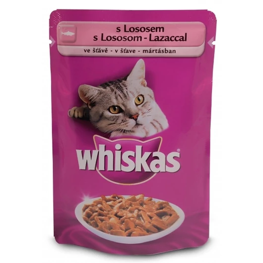 Whiskas Alutasakos  Lazac 100g