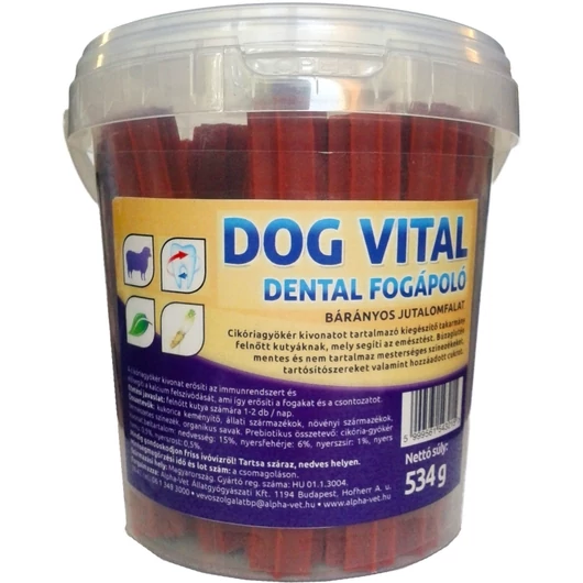 Dog Vital vödrös bárányos 534gr