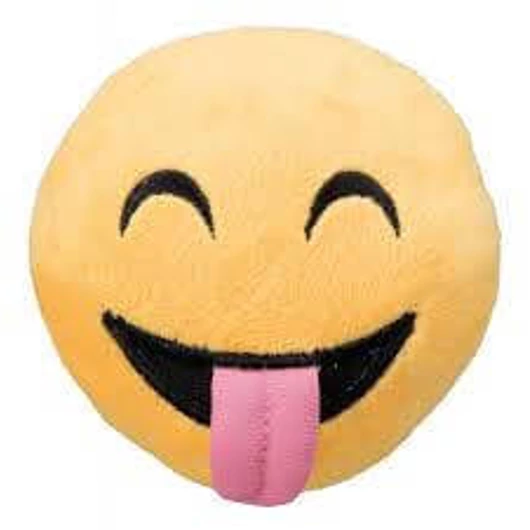 Trixie Játék Nevető Smiley Plüss, Hanggal 9cm