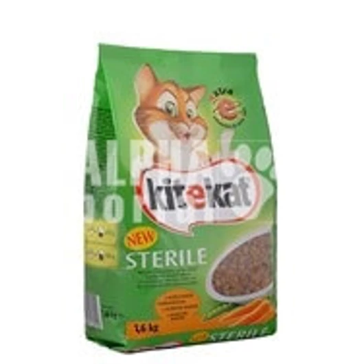 Kitekat Száraz Sterile CsirkeZöldség 1,6kg