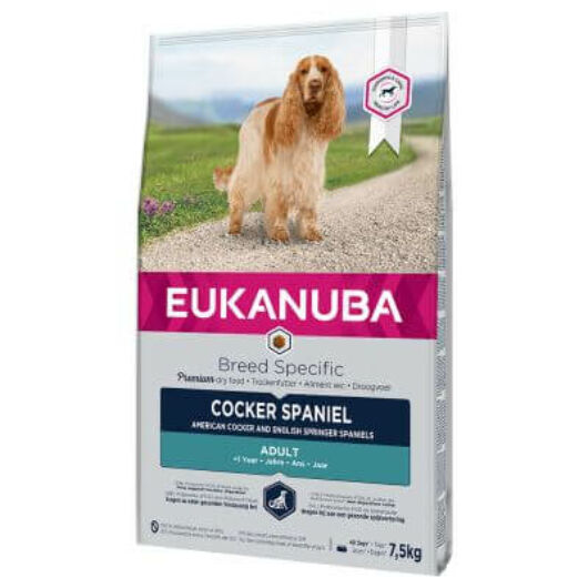 Eukanuba Breed Cocker Spaniel 7,5kg kutyatáp