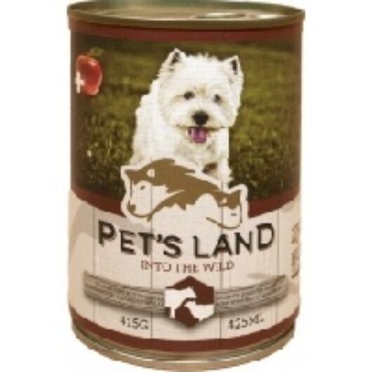 Pet s Land Dog Konzerv Marhamáj-Bárányhús almával 415g
