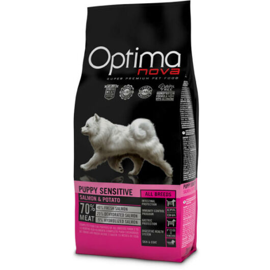 Optimanova Puppy Sensitive Salmon & Potato 0,8 kg