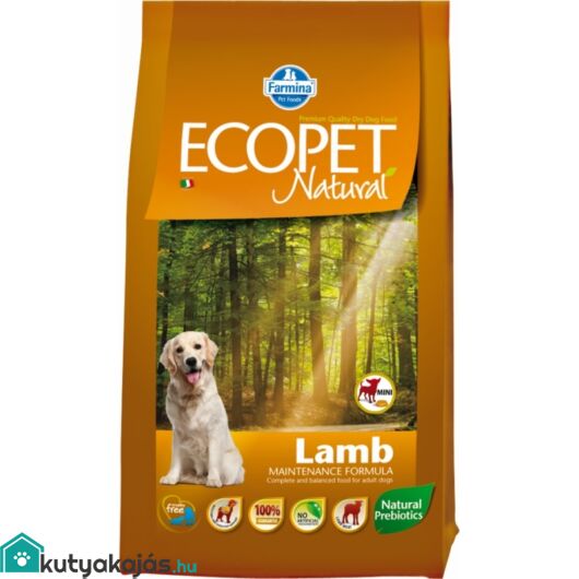 Ecopet Natural Lamb Mini 2x14kg kutyatáp