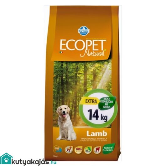 Ecopet Natural Lamb Medium 14kg kutyatáp