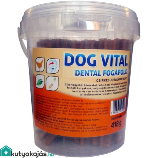 Dog Vital Dental Fogápoló Csirkés 418gr