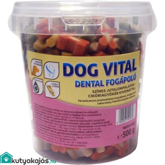 Dog Vital Dental Fogápoló / Színes Jutalomfalatok 500g