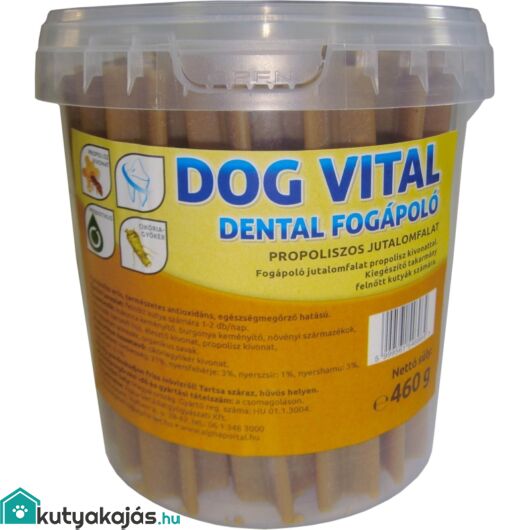 Dog Vital Dental Fogápoló / Propolisszal És Vaniliával 460g