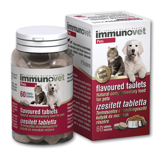 ImmunoVet Pets ízesített immunerősítő tabletta 60 db