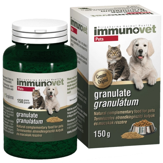 ImmunoVet Pets Granulátum Természetes Immunerősítő 150 g