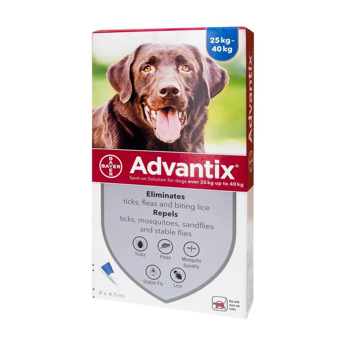 Advantix spot on 4 ml; 25-40 kg 4X