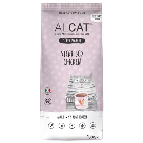 Alcat Adult Sterilised Chicken 1,5 kg macskatáp