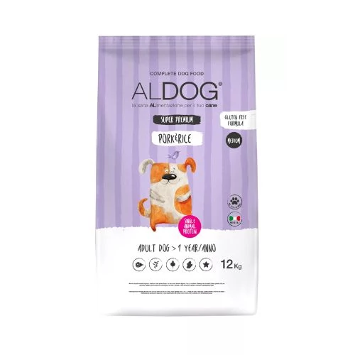 Aldog Adult Medium Pork 12 kg kutyatáp
