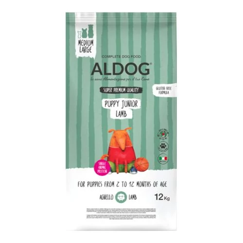 Aldog Puppy-Junior Medium Large Lamb 12 kg kutyatáp