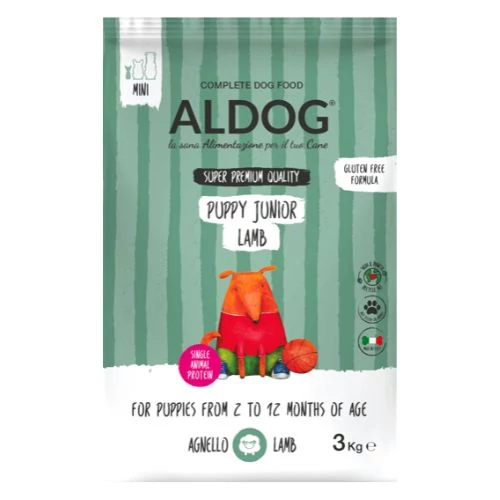 Aldog Puppy-Junior Mini Lamb 3 kg kutyatáp