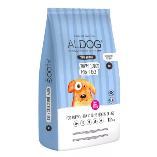 Aldog Puppy-Junior Mini Pork 12 kg kutyatáp