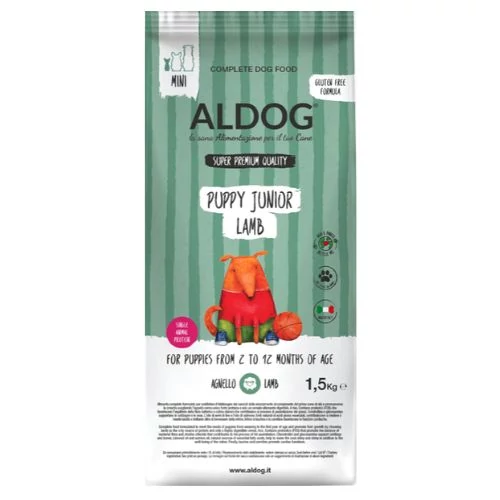 Aldog Puppy-Junior Mini Lamb 1,5 kg kutyatáp