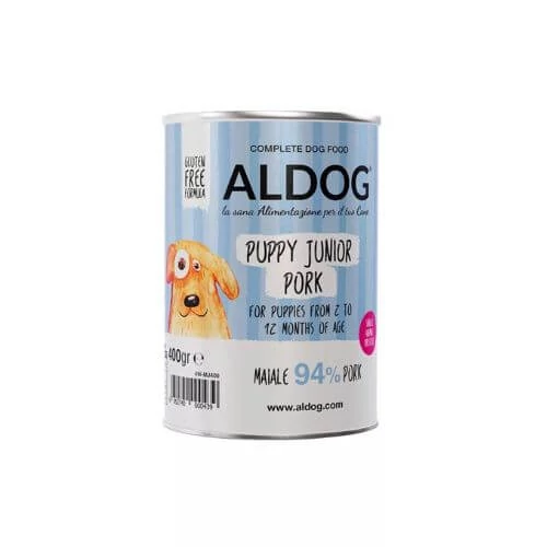 Aldog Wet Puppy-Junior Pork konzerv 400g