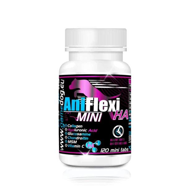Aniflexi HA Mini – ízületvédelem mini méretű kutyáknak 2x120 tabletta