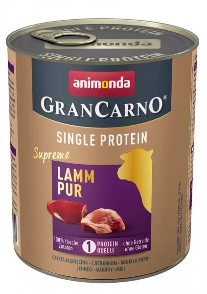 Animonda GranCarno Adult (single protein) bárány konzerv 800g